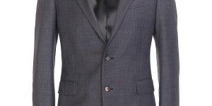 Alexander McQueen Spring _ Summer 2010 Blue Wool Suit 01
