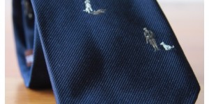 Alexander Olch Silk Hunter Tie 1