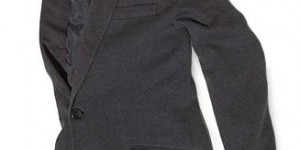 Alfani Red Cotton Jersey Jacket