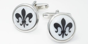 J. Press Fleur de Lis Cufflinks