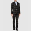 Boglioli Grey Plaid Suit