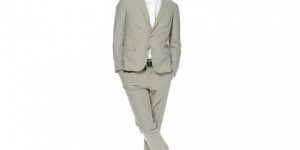 United Arrows White Label Beige Suit 1