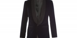 A. Sauvage Velvet Shawl Collar Evening Jacket 1