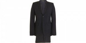 Jil Sander Satin Trimmed Tailor Made Navy Suit