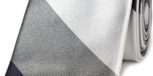 J Crew Silver Striped Tie1