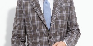 Joseph Abboud Plaid Wool Blazer