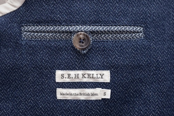 SEH Kelly Herringbone Indigo Jacket 4 630x420 S.E.H. Kelley Indigo Cotton SB1 Jacket