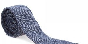 The Hill-Side Old Virginia Modified Herringbone Pointed Tie