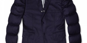 Thom Browne Down-Filled Wool Blazer