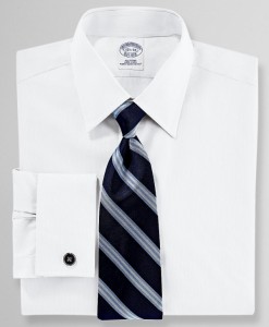 Brooks Brothers Regular Fit French Cuff Luxury Dress Shirt