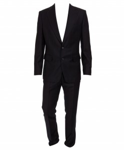 Dries Van Noten Single Breasted, 2 Button Flannel Suit