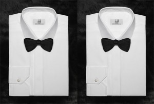 Dunhill Black Silk Knit Bowtie