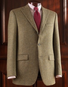 J. Press Tweed Herringbone 3 Button Sportcoat