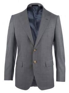 Lanvin Super 130 Two Button Grey Suit