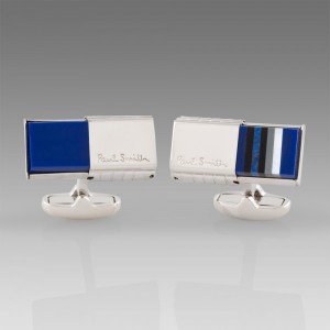 Paul Smith Sky Blue Slide Cufflinks