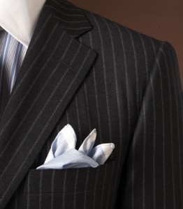 Paul Stuart Navy Chalk Stripe Suit