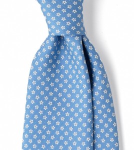 Royal Twill Silk Foulard Necktie by Drakes London