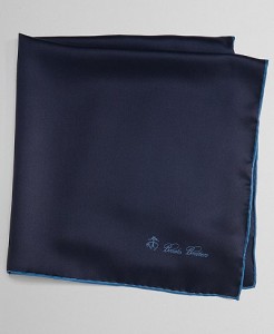Silk Pocket Square by Brooks Brothers