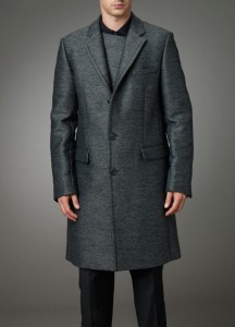 Techno Tweed Coat by Pringle of Scotland