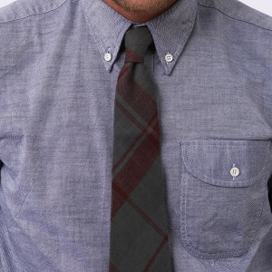Universal Works Red Plaid Tie