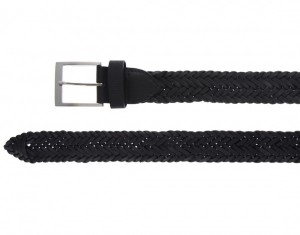 Barbour Plaited Leather Belt