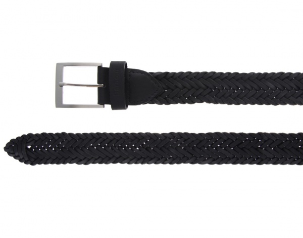 Barbour Plaited Leather Belt