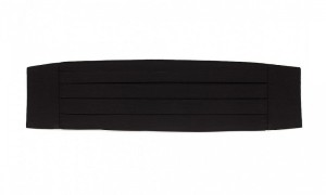 Black Grosgrain Cummerbund by Drakes London