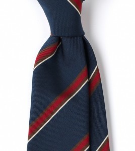 Drakes London House Stripe Rep Tie
