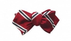 Drakes of London Regimental Silk Bow Tie
