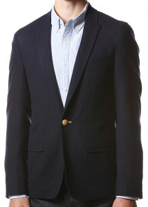 Gant Rugger Flannel Navy Blazer