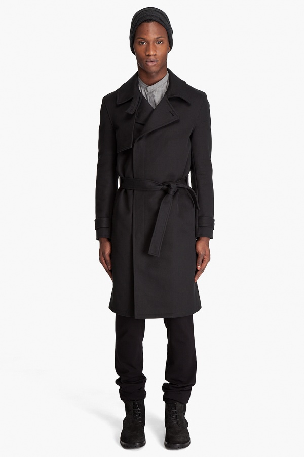 Kris van Assche Belted Coat 1