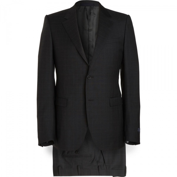 Lanvin Two Piece Mini-Windowpane Suit