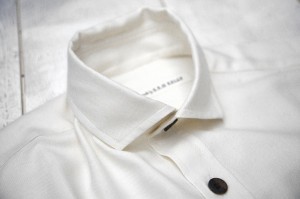 S.E.H. Kelly Cream Semi-Cutaway Shirt