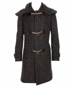 Alexander McQueen Wool Mix Toggle Coat