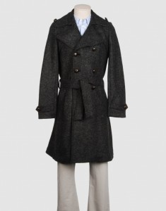 Alice San Diego Boiled Wool Trench Coat