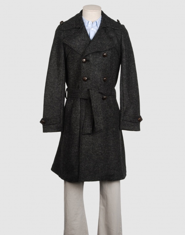 Alice San Diego Boiled Wool Trench Coat