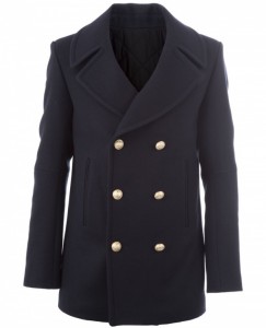 Balmain Double Breasted Peacoat