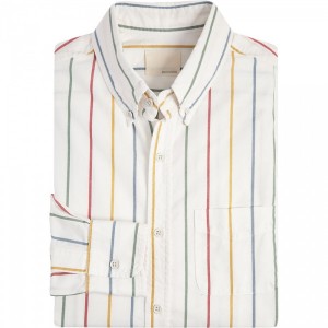 Band of Outsiders Rainbow Stripe Shirt