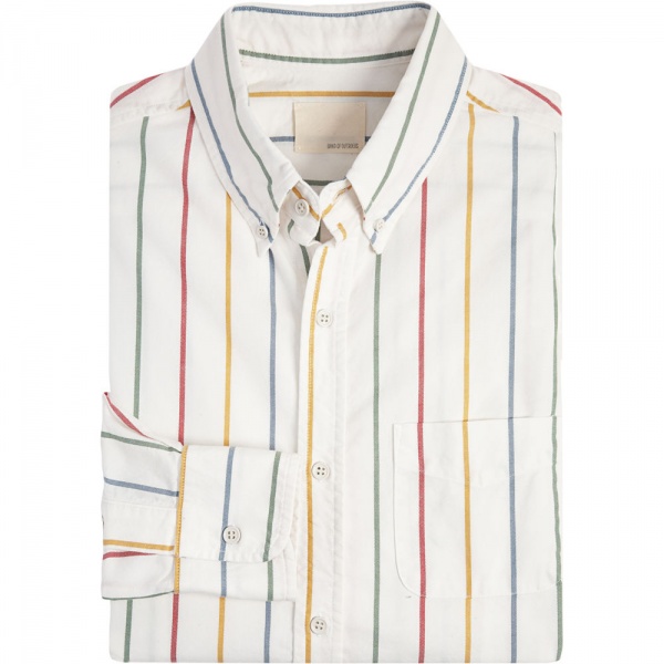 Band of Outsiders Rainbow Stripe Shirt