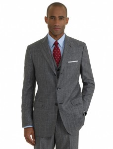 Brooks Brothers Madison Three-Piece Plaid 1818 Suit