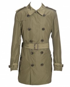 Burberry Brit Double Breasted Trench Coat