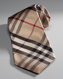Burberry Haymarket Check Tie