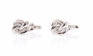 Lanvin Spring 2011 Silver Knot Cufflinks