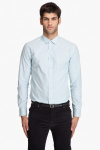 Paul Smith Light Blue Small Check Shirt