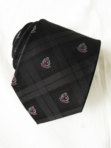 Van Jacket Crest & Tartan Necktie