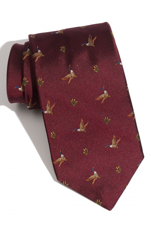 1901 Woven Silk Duck Tie