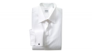Armani Collezioni Trim Fit Tuxedo Shirt