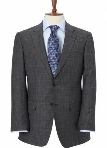 Austin Reed Classic Fit Prince of Wales Check Two Button Suit