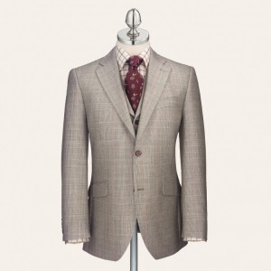 Fawn Country Check Suit from Charles Tyrwhitt