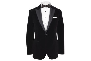 Hackett of London Peak Lapel Velvet Dinner Jacket